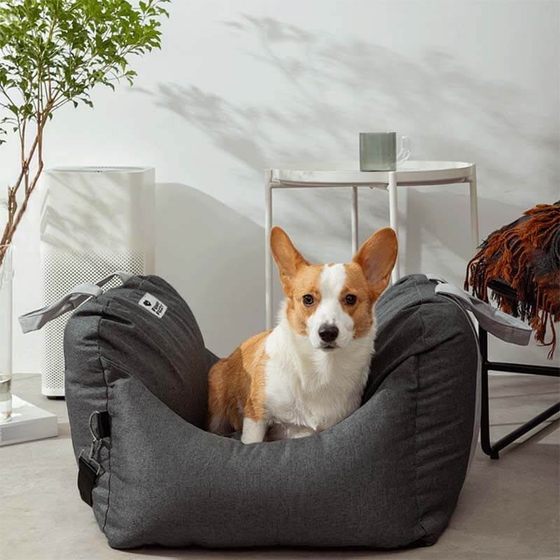 ISOFIX Dog Car Seat Bed with ISOFIX System - First Class