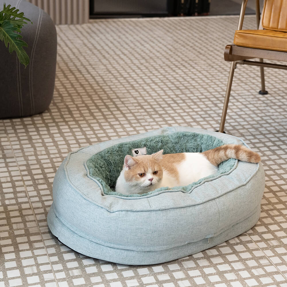 Orthopaedic Machine Washable Dog Bed Calming Bed - Donut