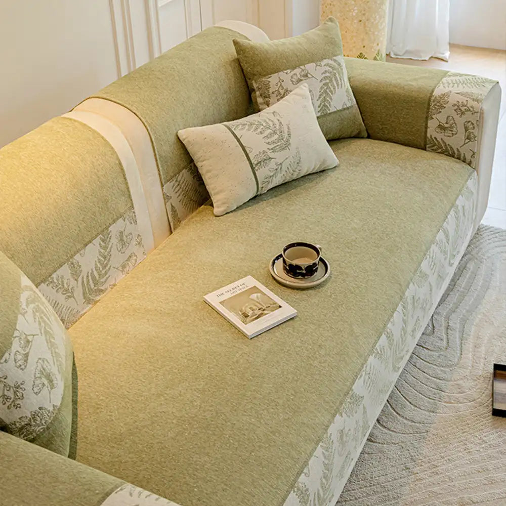 All-Season Breathable Chenille Comfortable Non-Slip Sofa Cover