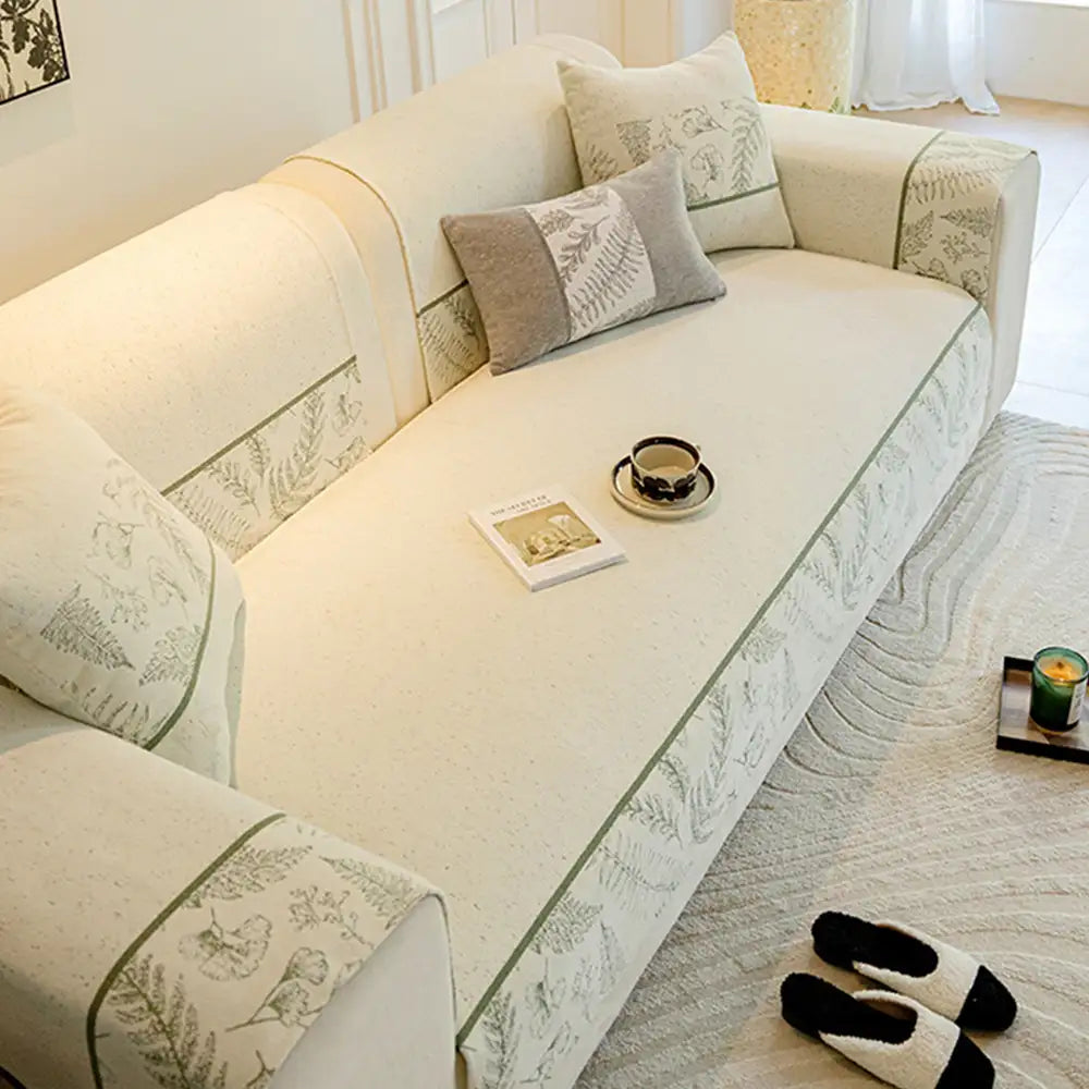 All-Season Breathable Chenille Comfortable Non-Slip Sofa Cover