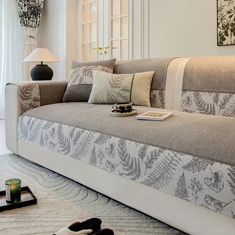 All-Season Breathable Chenille Comfortable Non-Slip Sofa Cover