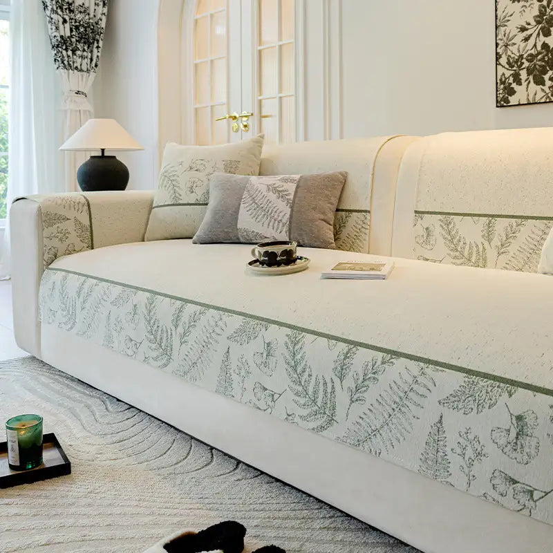 All-Season Breathable Chenille Comfortable Non-Slip Sofa Cover