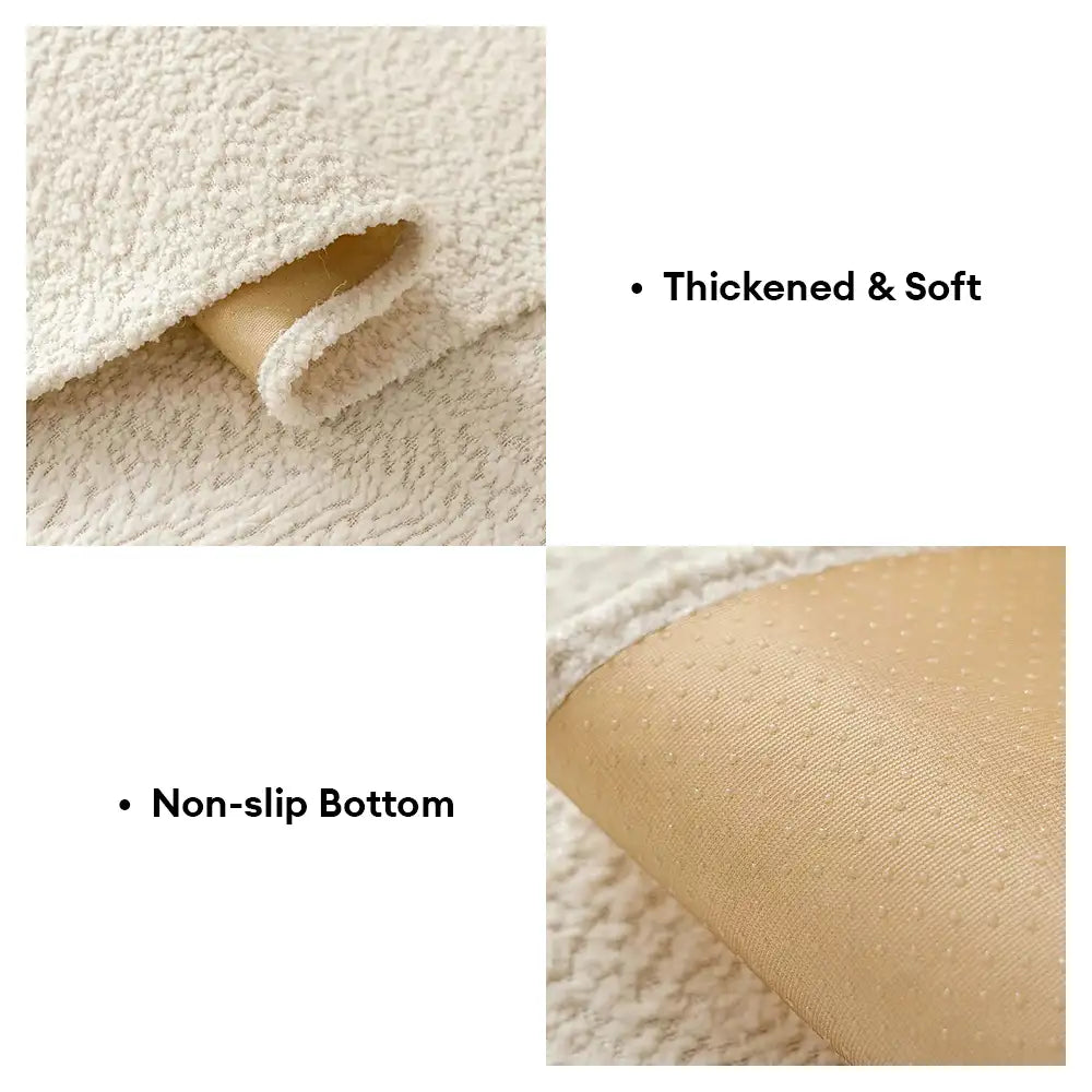 All-Season Breathable Chenille Scratch-Resistant Recliner Slipcover