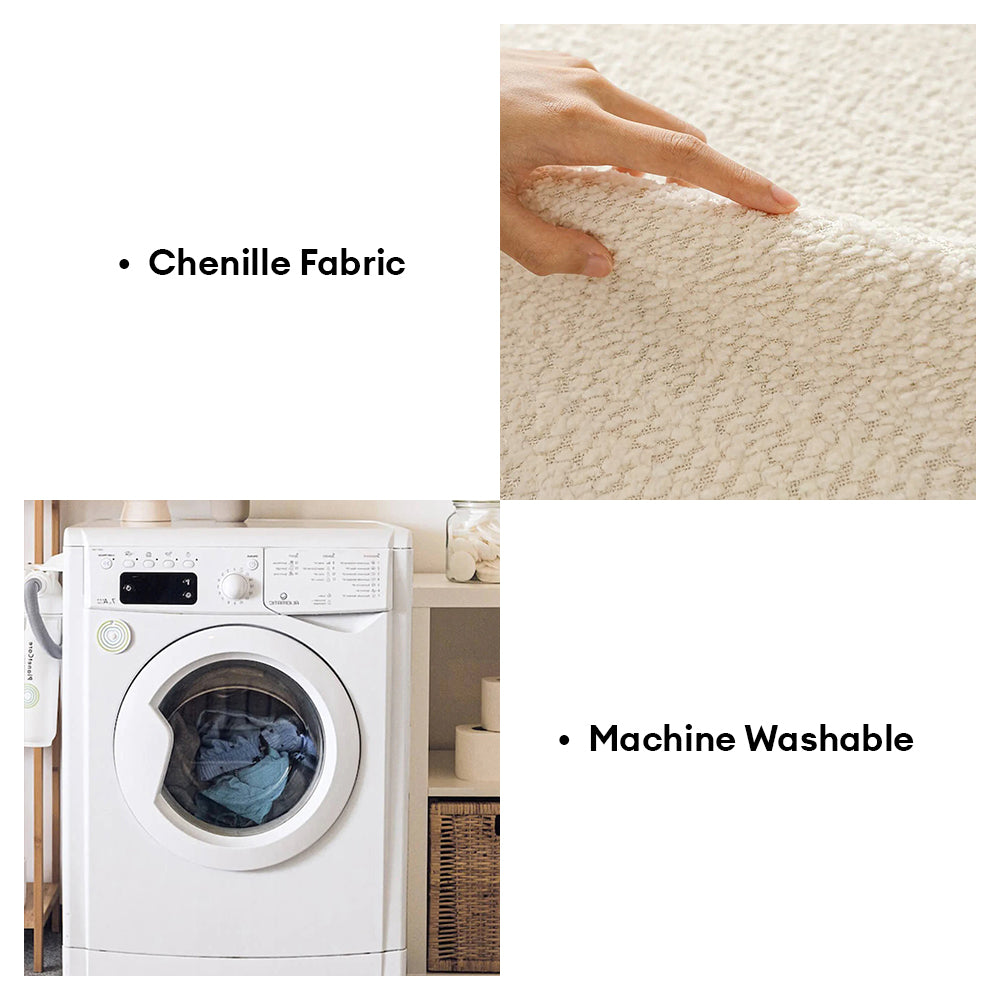 All-Season Breathable Chenille Scratch-Resistant Sofa Protection Corner Couch Cover