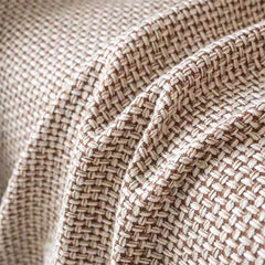 Breathable Woven Linen-Look Scratch-Resistant Throw Sofa Cover Sofa Throws