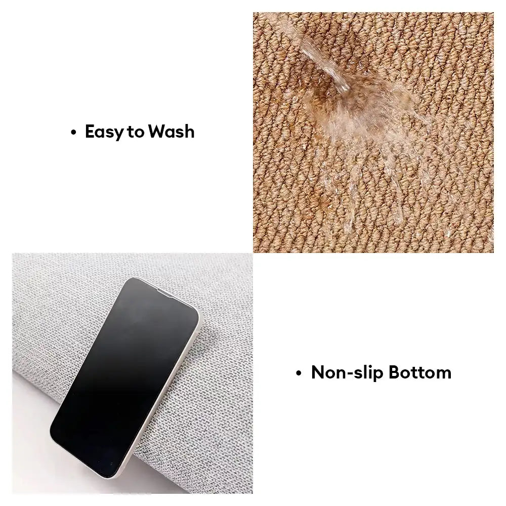 Classic Faux Sisal Thickened Cat Scratcher Mat Anti-Scratch Non-Slip Rug