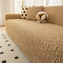 Cream Style Seersucker Breathable Stretchy Full-Coverage Sofa Cover