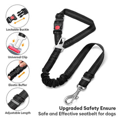 Dog Car Seat Belt for Vehicle Headrest