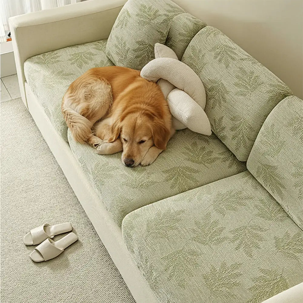 Elastic Chenille All-Season Anti-Scratch Full-Coverage Sofa Cover