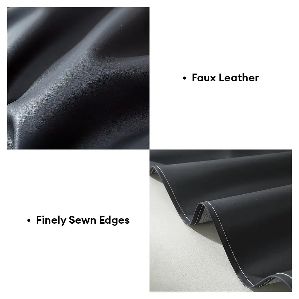 Faux Leather Waterproof Pet Hair-Resistant Sofa Throw Sofa Cover