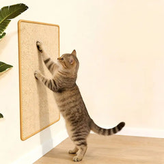 Faux Sisal Cat Scratcher Mat Sofa Protector with Velcro Tape