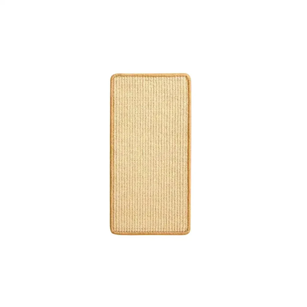 Faux Sisal Cat Scratcher Mat Sofa Protector with Velcro Tape