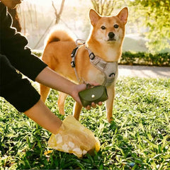 Handbag Style Faux Leather Dog Poop Bag Dispenser
