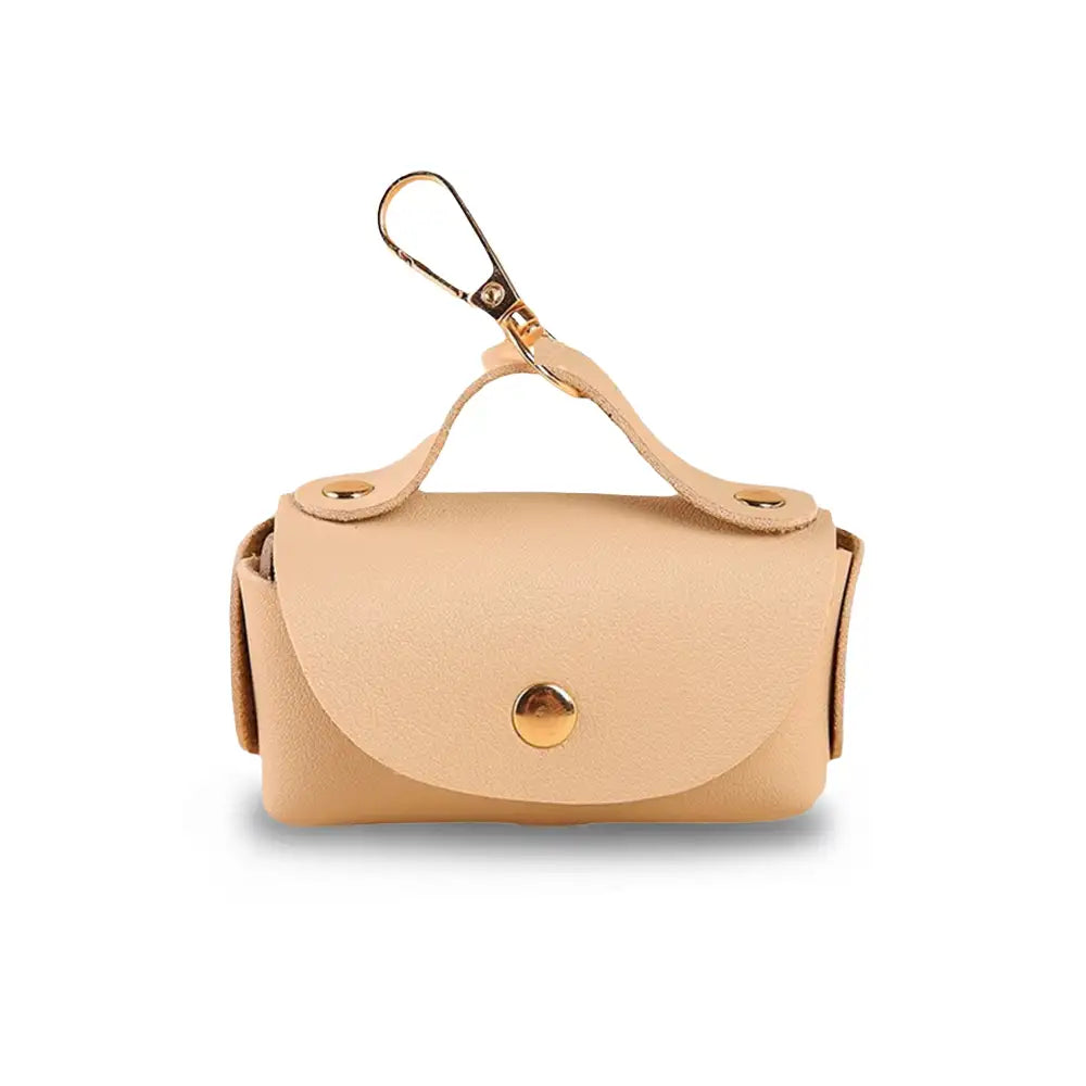 Handbag Style Faux Leather Dog Poop Bag Dispenser