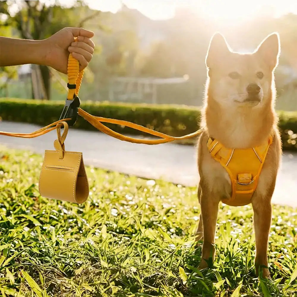 PU Leather Dog Poop Bag Dispenser
