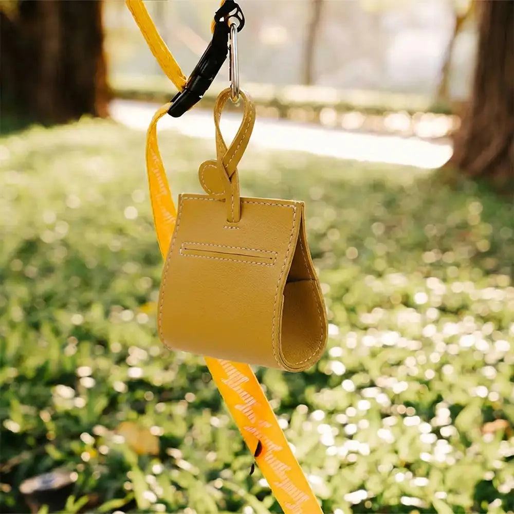 PU Leather Dog Poop Bag Dispenser