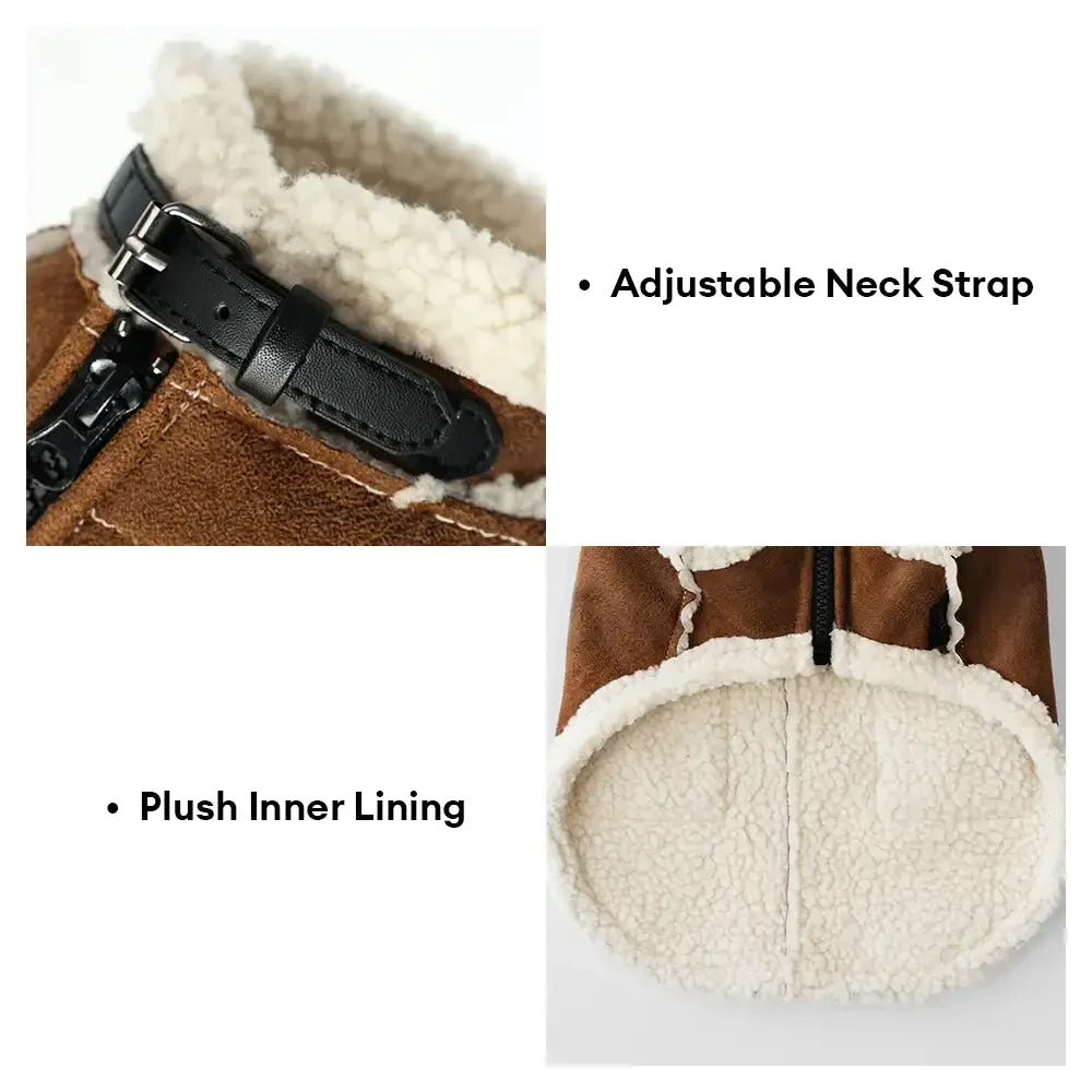 Retro Suede Dachshund Dog Jumper Dog Clothes