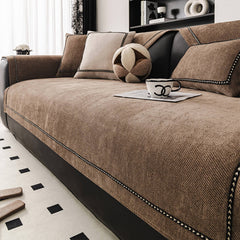 Simple Modern Jacquard High-Weight Non-Slip Chenille Sofa Cover
