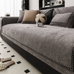 Simple Modern Jacquard High-Weight Non-Slip Chenille Sofa Cover