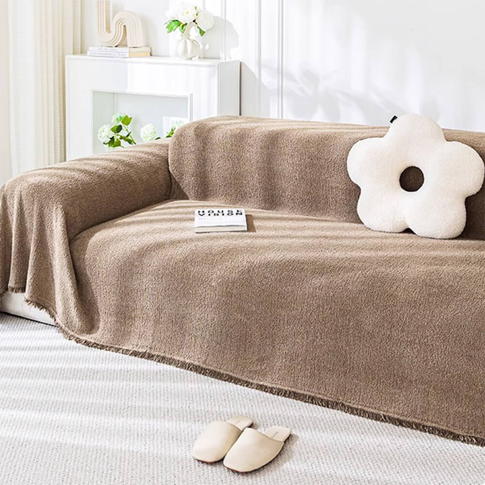 Soft Plush Water-resistant Multi-Purpose Furniture Protection Corner Sofa Cover Sofa Throws