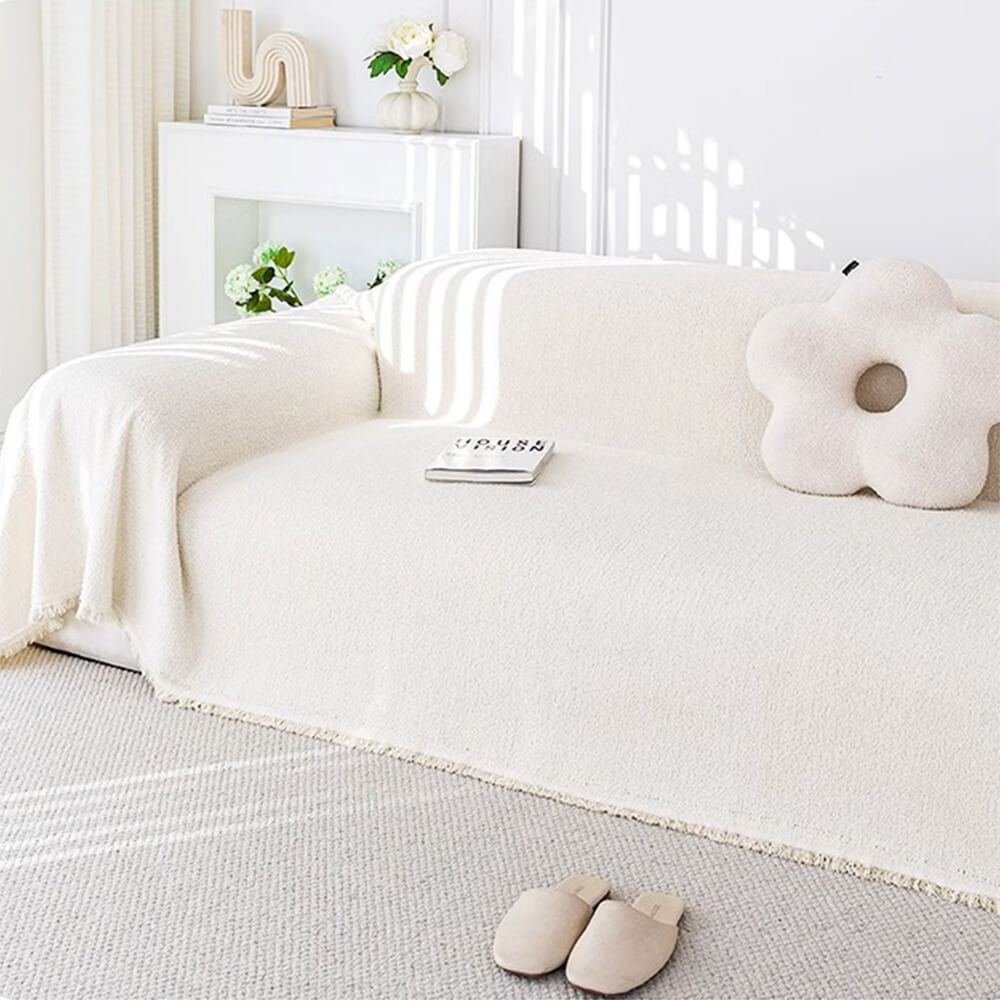 Soft Plush Water-resistant Multi-Purpose Furniture Protection Corner Sofa Cover Sofa Throws