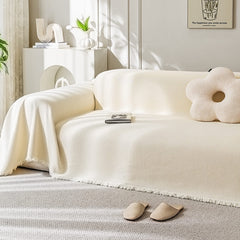 Soft Water-resistant Teddy Plush Throw Sofa Cover Sofa Throws