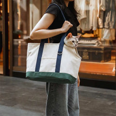 Sporty Stylish Portable Large Capacity Pet Carrier Bag For Travel and Vet