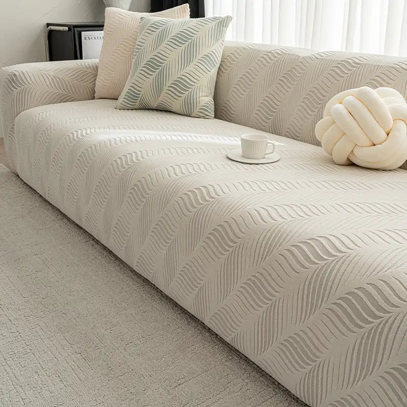 Jacquard Anti-Scratch Armchair Cover Settee Cover Stretch Sofa Cover