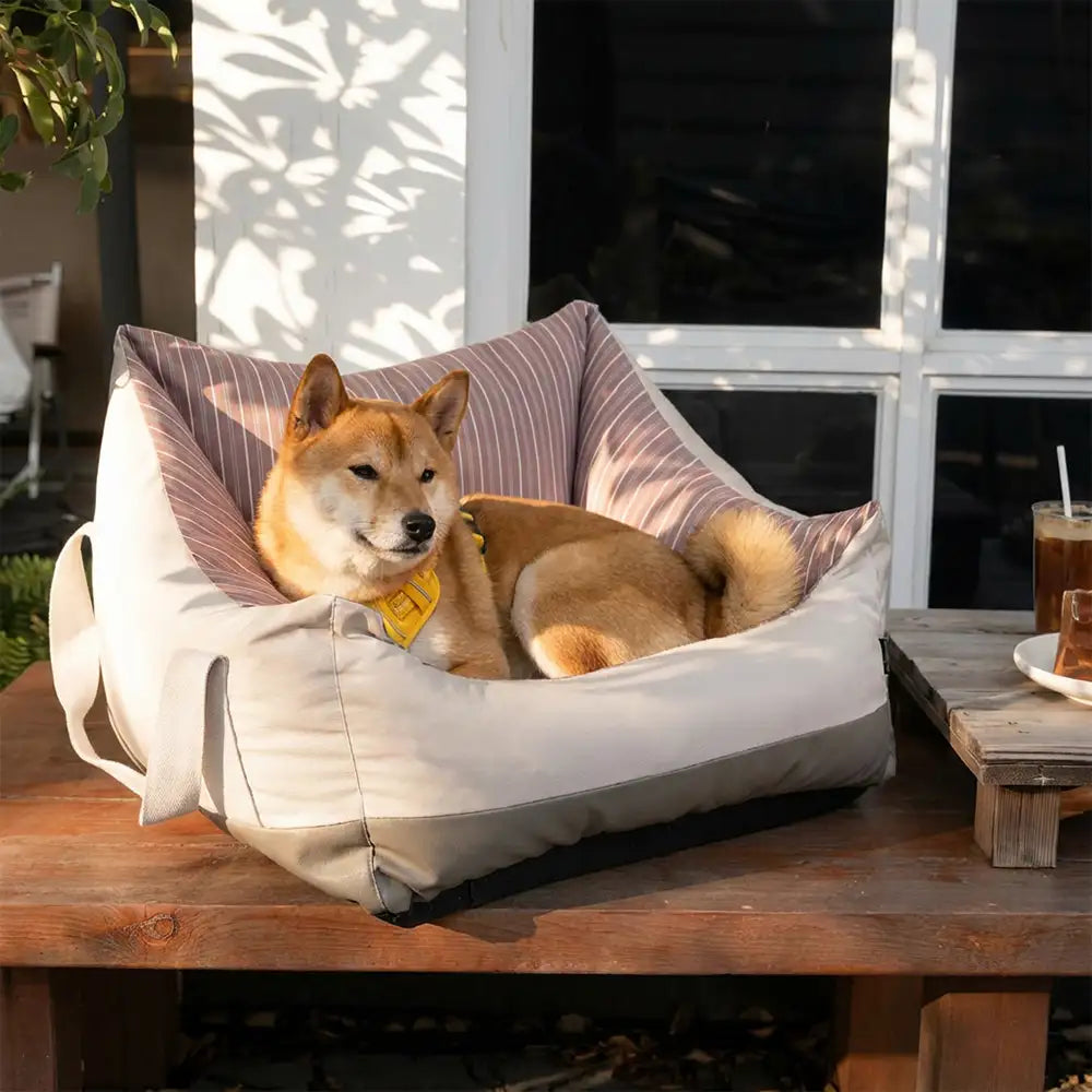 Travel Safety Semi-Enclosed Water-Repellent Dog Car Seat Bed