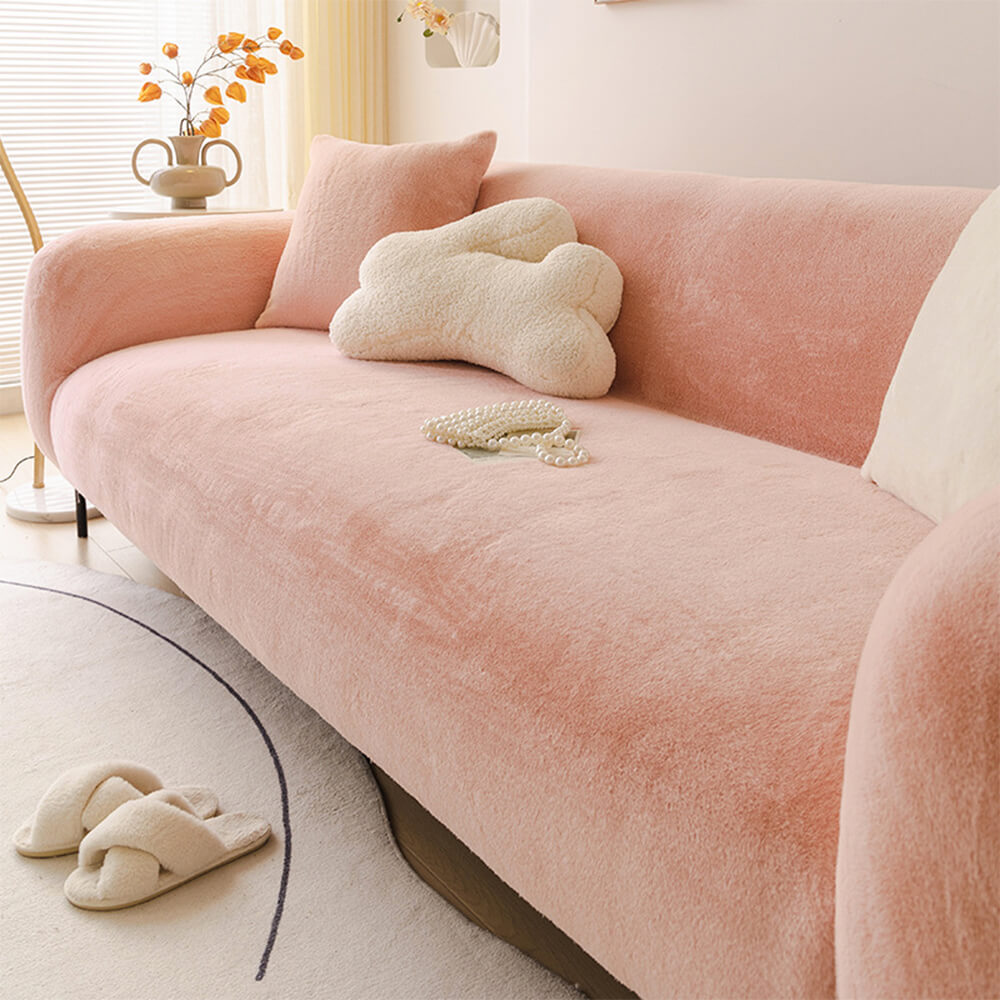 Ultra Soft Skin Friendly Plush Full Coverage Sofa Protector Recliner Slipcover