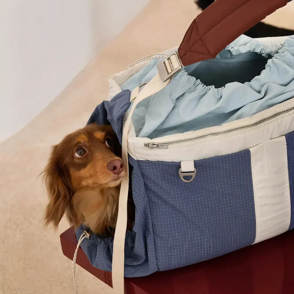 Vintage Breezy Outdoor Waterproof Large-Capacity Travel Pet Carrier Bag