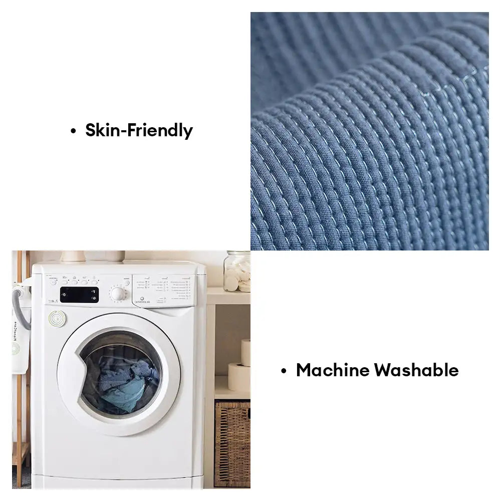 Washed Cotton Skin-Friendly Breathable Sofa Protector Non-slip Sofa Cover