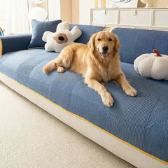 Washed Cotton Skin-Friendly Breathable Sofa Protector Non-slip Sofa Cover