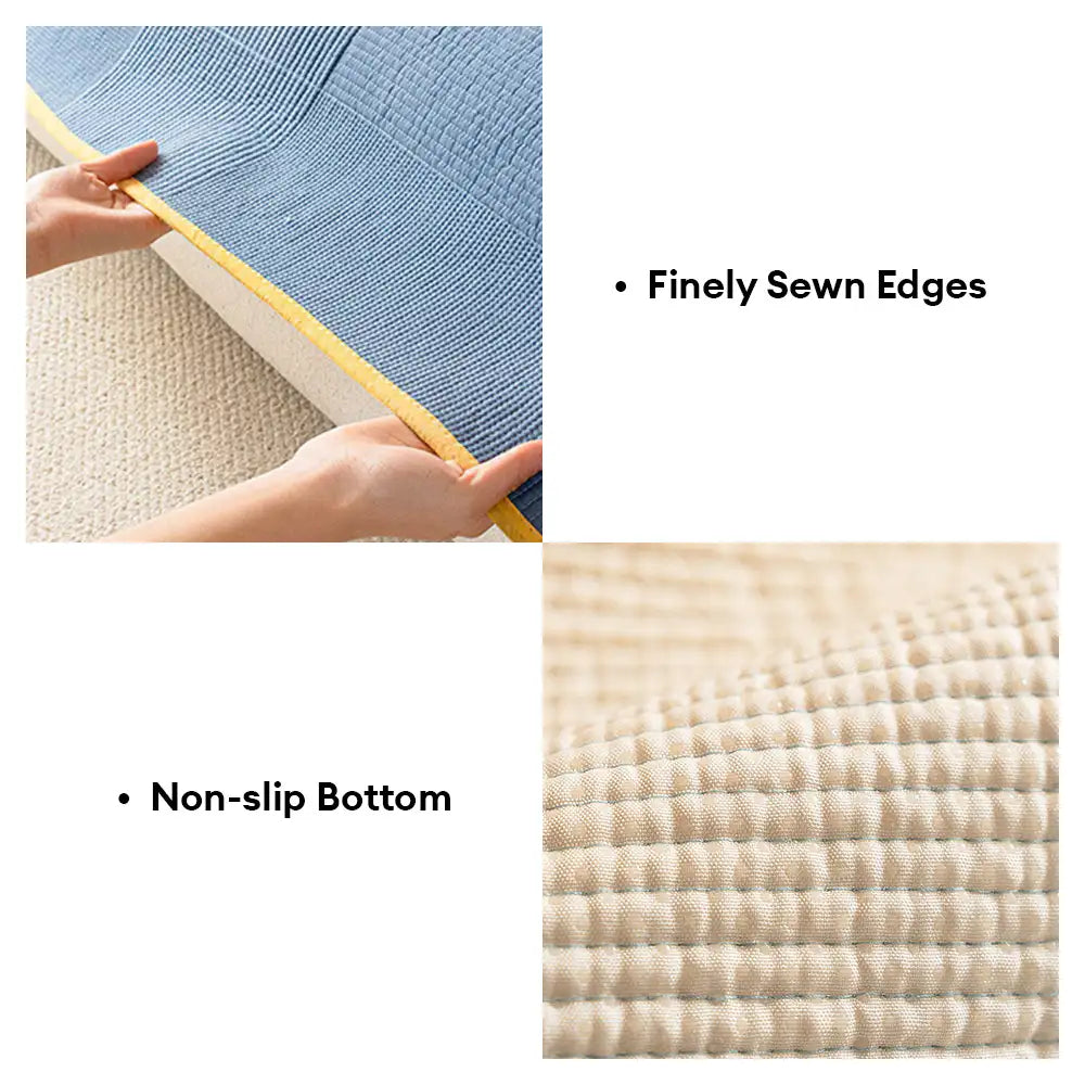 Washed Cotton Skin-Friendly Breathable Sofa Protector Non-slip Sofa Cover