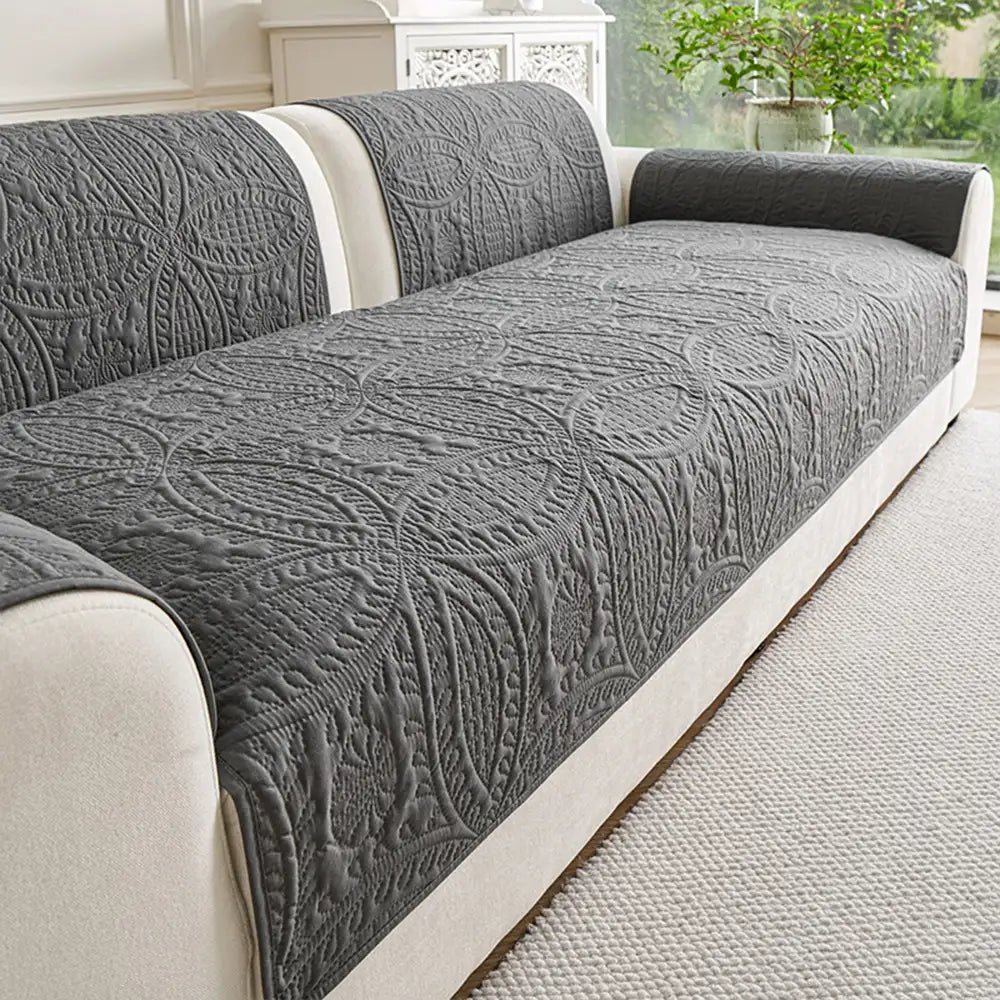 Water-Repellent Brushed Fabric All-Season Breathable Non-Slip Recliner Slipcover
