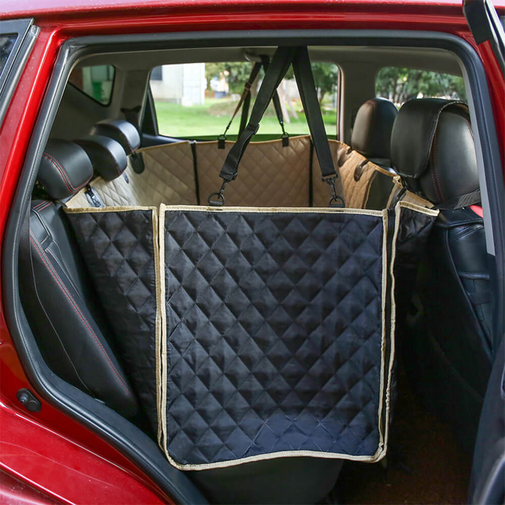 Waterproof Multi-Use Car Dog Seat Cover – Convertible Back Seat Protector for Pets