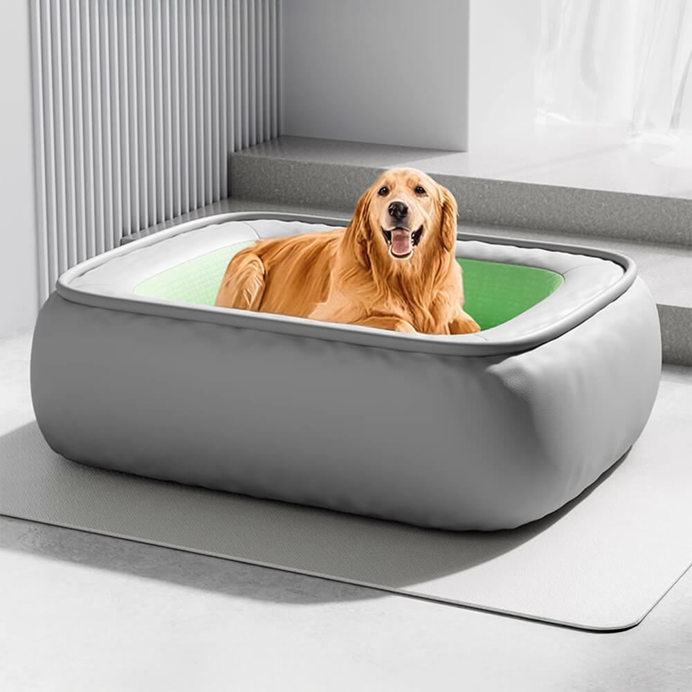 Waterproof Non-stick PU Leather Scratch-resistant Full Support Garden Outdoor Dog Bed