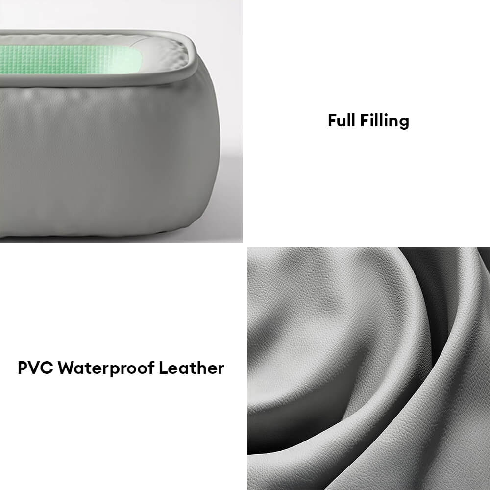 Waterproof Non-stick PU Leather Scratch-resistant Full Support Garden Outdoor Dog Bed
