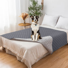 Waterproof & Non-Slip Diamond Quilted Pet Sofa Cover – Stylish Protection for Furniture