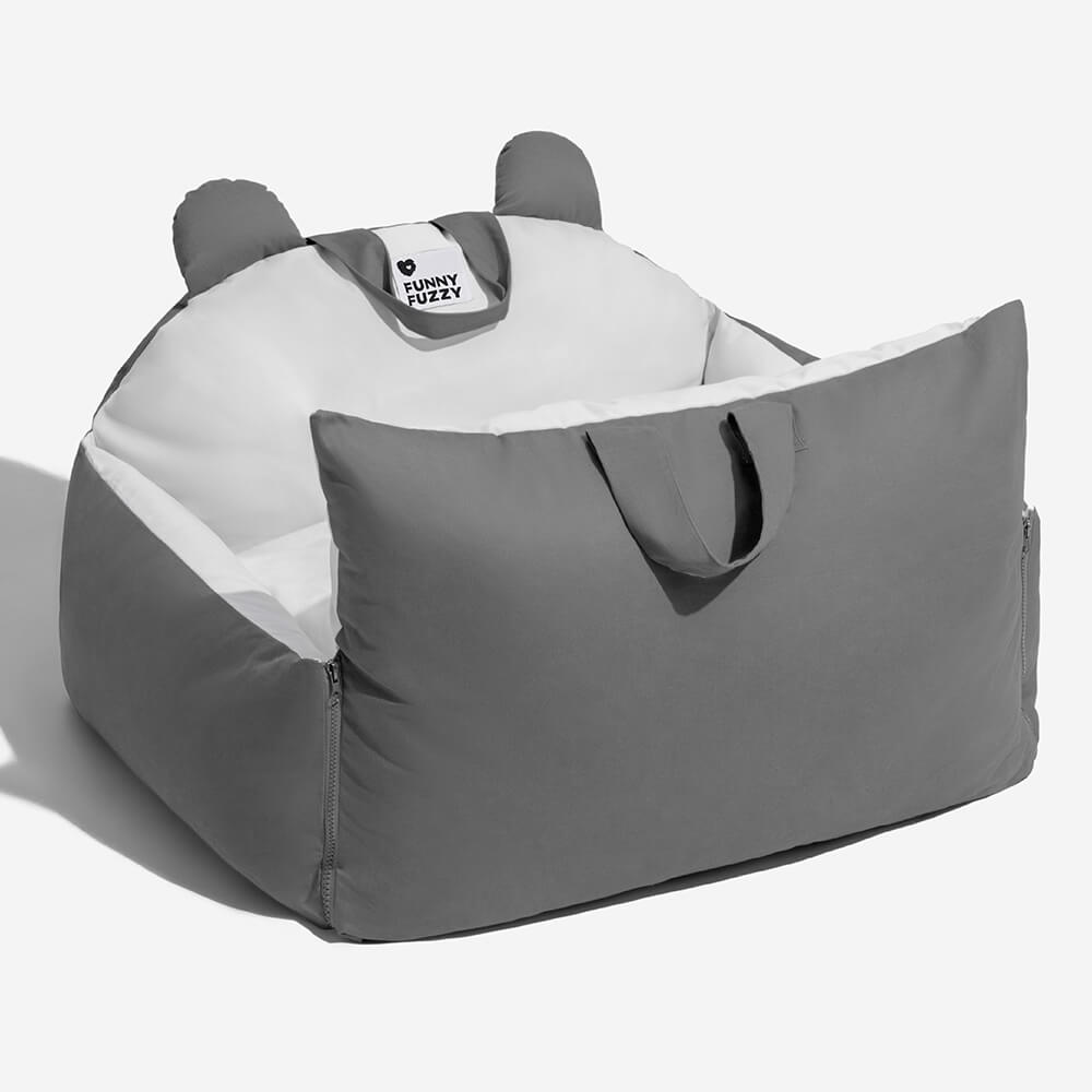 Bear Ears Pet Car Safety Bed Multifunctional Dog Car Seat Bed