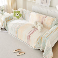 Colourful Rainbow Gradient Full Sofa Drape Throw Sofa Cover Sofa Throws