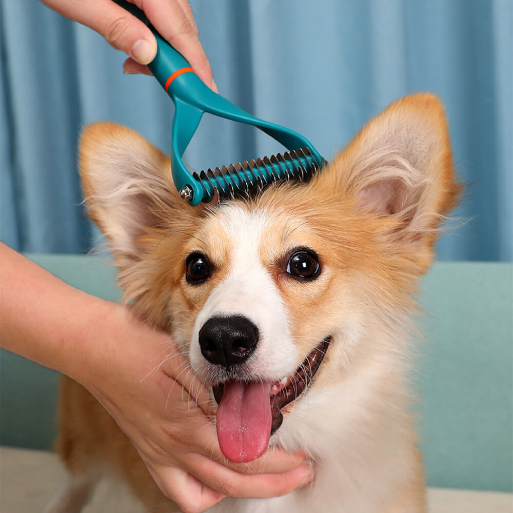 Double-sided Blades Pet Dematting Comb - Groomer