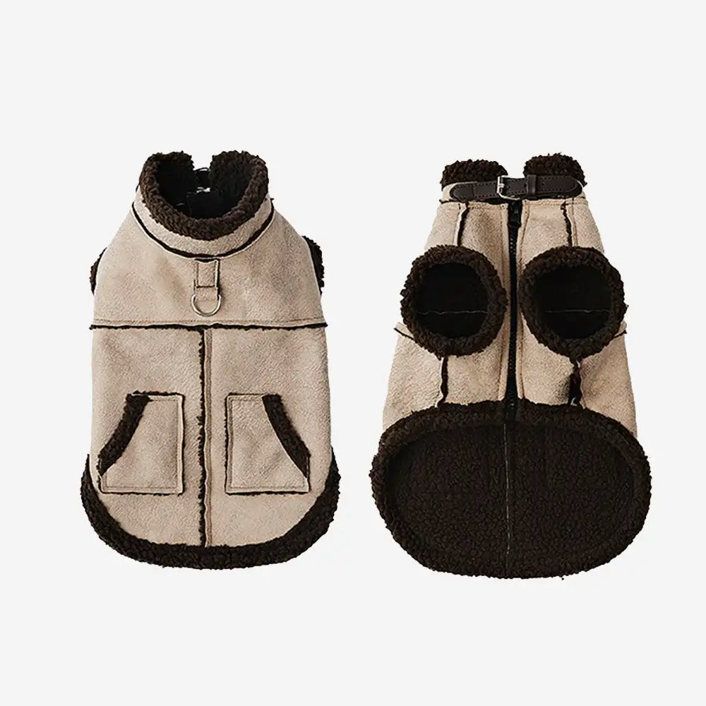 Retro Suede Dachshund Dog Jumper Dog Clothes