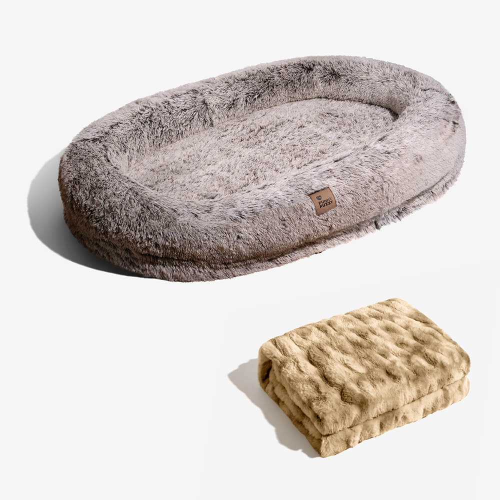 Luxury Super Large Sleep Deeper Human Dog Bed