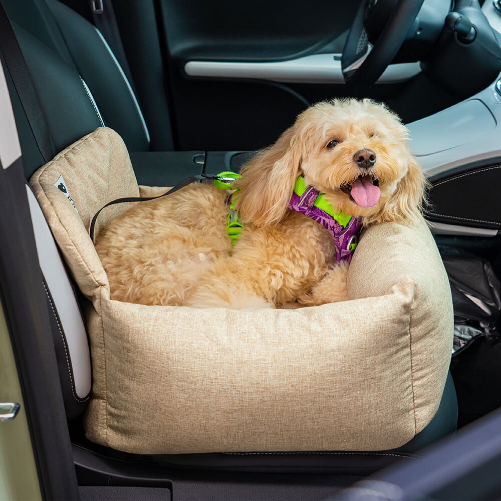 Travel Bolster Full Durable Washable Dog Car Back Seat Bed - Roadtrip