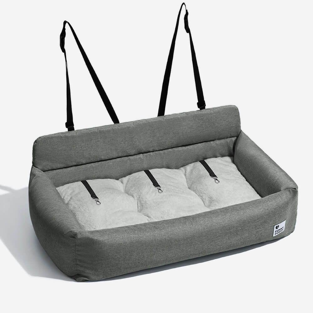Travel Bolster Full Durable Washable Dog Car Back Seat Bed - Roadtrip