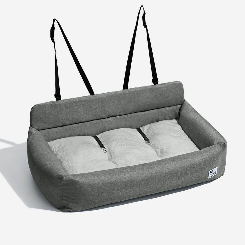 Travel Bolster Full Durable Washable Dog Car Back Seat Bed - Roadtrip