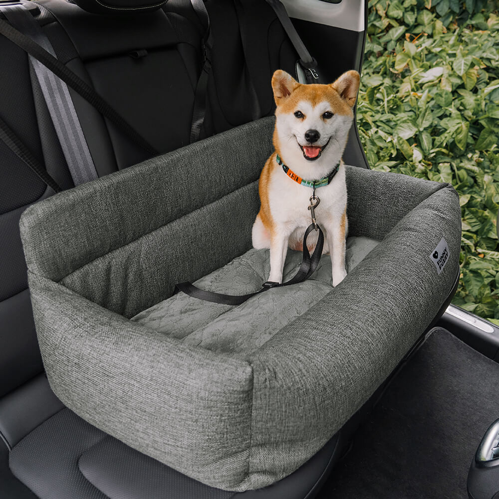 Travel Bolster Full Durable Washable Dog Car Back Seat Bed - Roadtrip