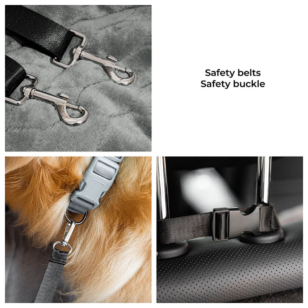 Travel Bolster Full Durable Washable Dog Car Back Seat Bed - Roadtrip