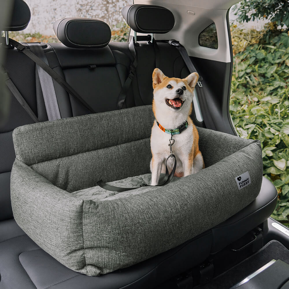 Travel Bolster Full Durable Washable Dog Car Back Seat Bed - Roadtrip